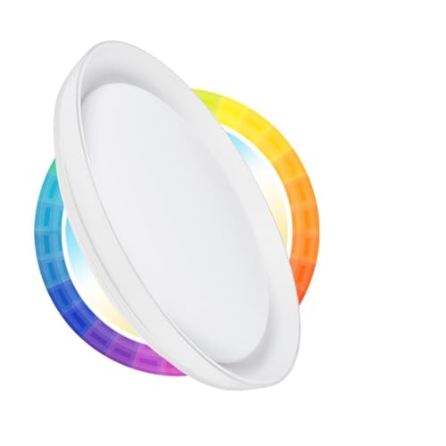 BARCELONA LED - Plafón circular de superficie LED SMART RGBW y CCT con conexión WIFI - 30W - IP20