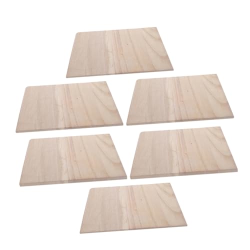 Parliky 6pcs Taekwondo Punching Boards Durable Wooden Training Accessory for Karate Boxing Taekwondo Practice for All Ages Easy Setup for Breaking Techniques
