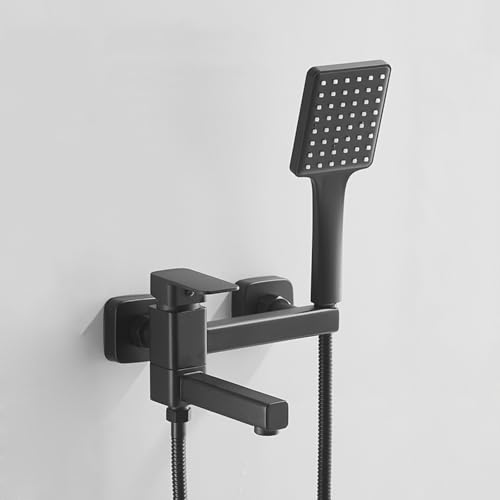 Robinets mélangeurs de douche haut de gamme au design noir mat épuré