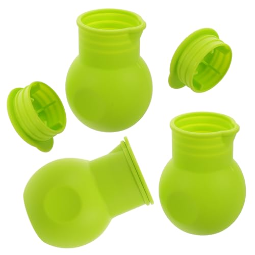 ABOOFAN 3 Dispensadores De Chocolate De Silicona Olla Para Derretir Molde Para Mantequilla Ideal Para Hornear y Hacer Dulces