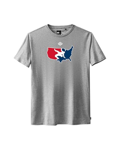 RUDIS USA Wrestling Elite Super Soft T-Shirt - Heather Gray - XL