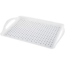 Rectangular Anti Slip Tray, Non-slip Serving Tray