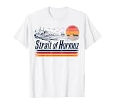 Retro Straight Strait of Hormuz Vintage Men Women T-Shirt