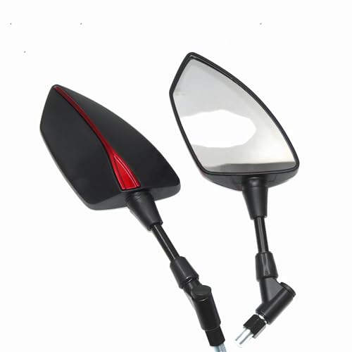Espejo retrovisor de motocicleta NX 500 antirreflejo evita puntos ciegos 4