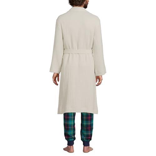 Lands' End Men's Calf Length Gauze Robe2