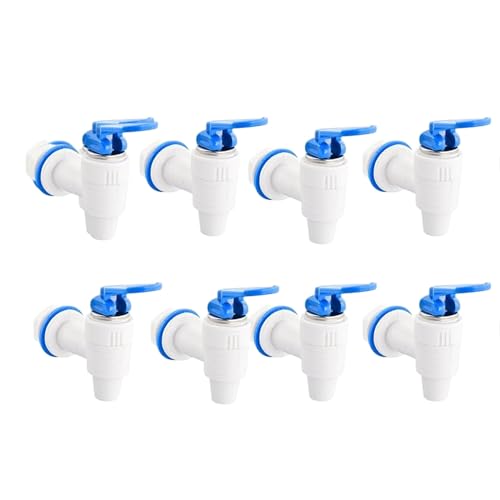 Image of CSI INTERNATIONAL RO Service Plastic Dolphin Tap for RO, UV, UF Water Purifier - Leak-Proof Water Dispenser Faucet Tap for Purifier Outlet - Durable Food-Grade Plastic Replacement Ro Nal (Pack of 8)