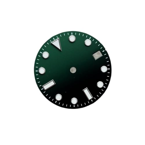 Generic 28.5mm�O���f�[�V�����E�H�b�`�_�C���� NH35 NH36 4R 7S���[�u�����g�p �E�H�b�`�t�F�C�X�ύX�A�N�Z�T���[(Gradient Green)
