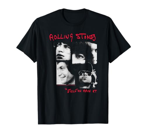 Officiel Rolling Stones Exile On Main St Album Musique T-Shirt