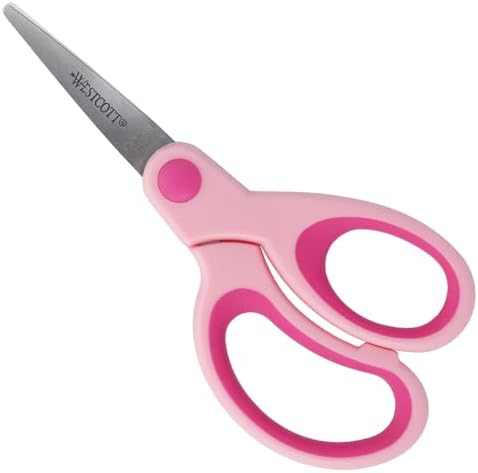 Westcott E-21595 00 Kids Scissor Witch Cm-scale, Pointed Tip, 5"/13 Cm