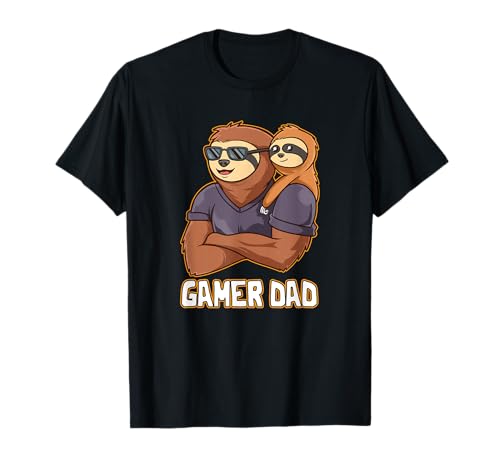 Gamer Dad Gaming Daddy Game Player Father Hobby Videojuegos Camiseta