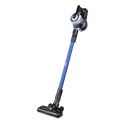 Princess 01.339550.02.001, Air Stream 550 PET Cordless Vacuum Cleaner, Black & Cobalt Blue, 120 W, 84 Decibeles