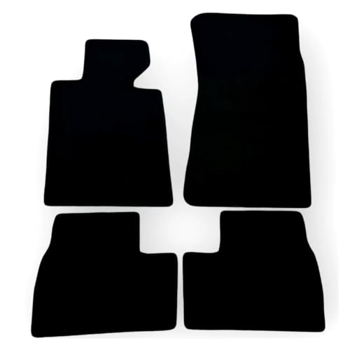 Tapis Sol Voiture Série 3 M3 E30 1982-1994 en moquette noire sur mesure