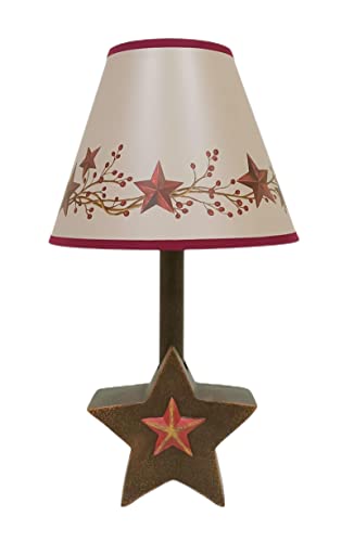 Red Star Table Lamp,Christmas Decoration Star Lamp,Freedom Country Home Decoration For Bedroom, Living Room #TOP24