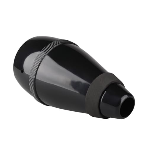 Lightweight Practice Trumpet Mute Silencer,Trumpet Straight Mute (Black)