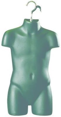 The Shopfitting Shop Childrens BLACK Hanging Body Form Display Mannequin Kids Bodyform