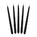 Produktbild PartyDeco Spitzkerze Schwarz 24cm 10Stk.