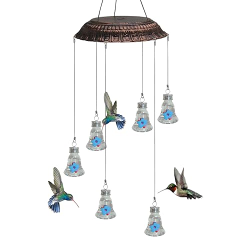 Mangeoire à oiseaux sauvages suspendue et carillon extérieur - 2