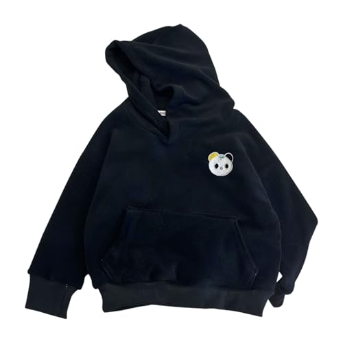 Cute Cartoon Hoodies for Teen Girls Casual Oversized Long Sleeve Sweatshirt with Pocket Toddler Kids Fall Winter Clothes