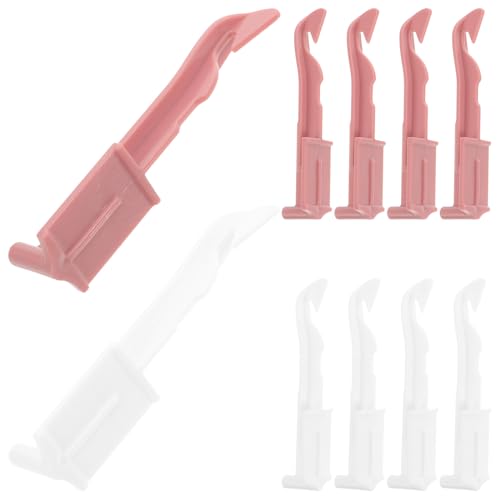 Gogogmee 10 piezas Unidades Agujas de Repuesto para Máquina de Tejer Agujas Plásticas para Máquina de Tejer Manual Compatibles Bordadora Diseño con Adaptador Fácil de Cambiar