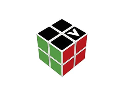 V Cube Zauberwürfel 2x2x2, magischer Würfel, Magic Cube, Speedcube, Knobelspiel für Erwachsene und Kinder ab 6 Jahren, klassisch