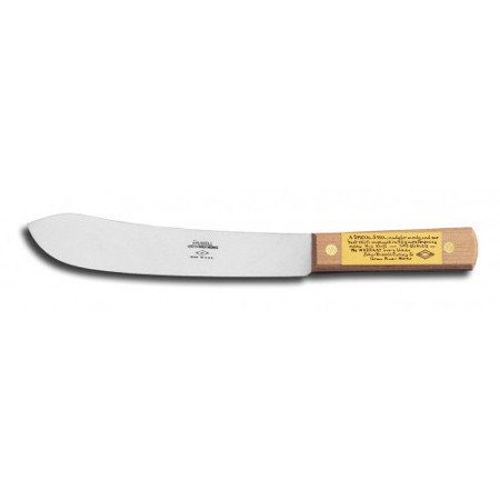 Dexter Russell 012-8BU Traditional (04451) Butcher Knife, 8", high-carbon steel, beech handle​​‌‌‌‌‍​​‌‌‌‌‍​​‌‌​​‍​​‌‌‌‌‍​​‌​‌‌‍​​​‌‌‌‍​​‌‌​​‍​​‌​‌‌‍​​‌‌‌‌​‍​​​‌‌‌‍​​‌‌‌​​‍​​​‌‌​
