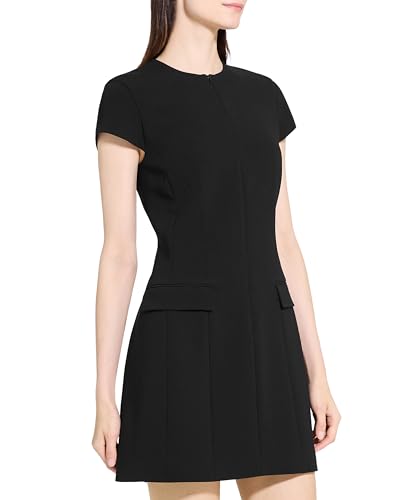 Image of Theory Women's Tailor Zip Mini Dress
