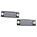 Kakulkomen Rear License Plate LED For VW Touran Golf Caddy Jetta MK5 T5 Passat,Waterproof,Super Bright,2 Lamps OEM:3B5943021/3B5998026