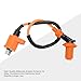 GOOFIT High Performance Racing AC Ignition Coil with 6 Pin CDI Box for 4 Stroke GY6 50cc 125cc 150cc Chinese Moped Scooters ATV Go Kart