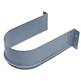 Under Sink Basin U Shaped PVC Pipe Covers for Bathroom Cabinet, Cut-Out Pipes Plastic Cover for Kitchen, PVC Recessed Baffle Cover for Drawer Pull Out, Drain Bath, Bottom Drainage Grommet (Blue, C)