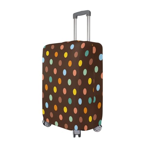 Joisal Colorful Polka Suitcase Cover Fit 18-32 Inch Luggage Identifiers for Suitcases3