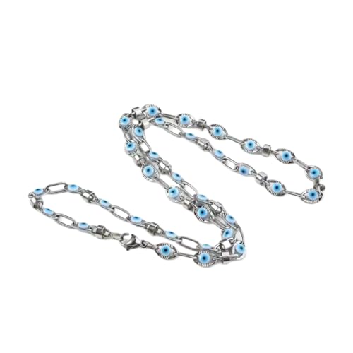 Image of THE MEN THING Chain for Men, Luxury Pure Titanium Steel Chain | Silver Stainless Steel Chain | Necklace Jewellery for Men & Boys