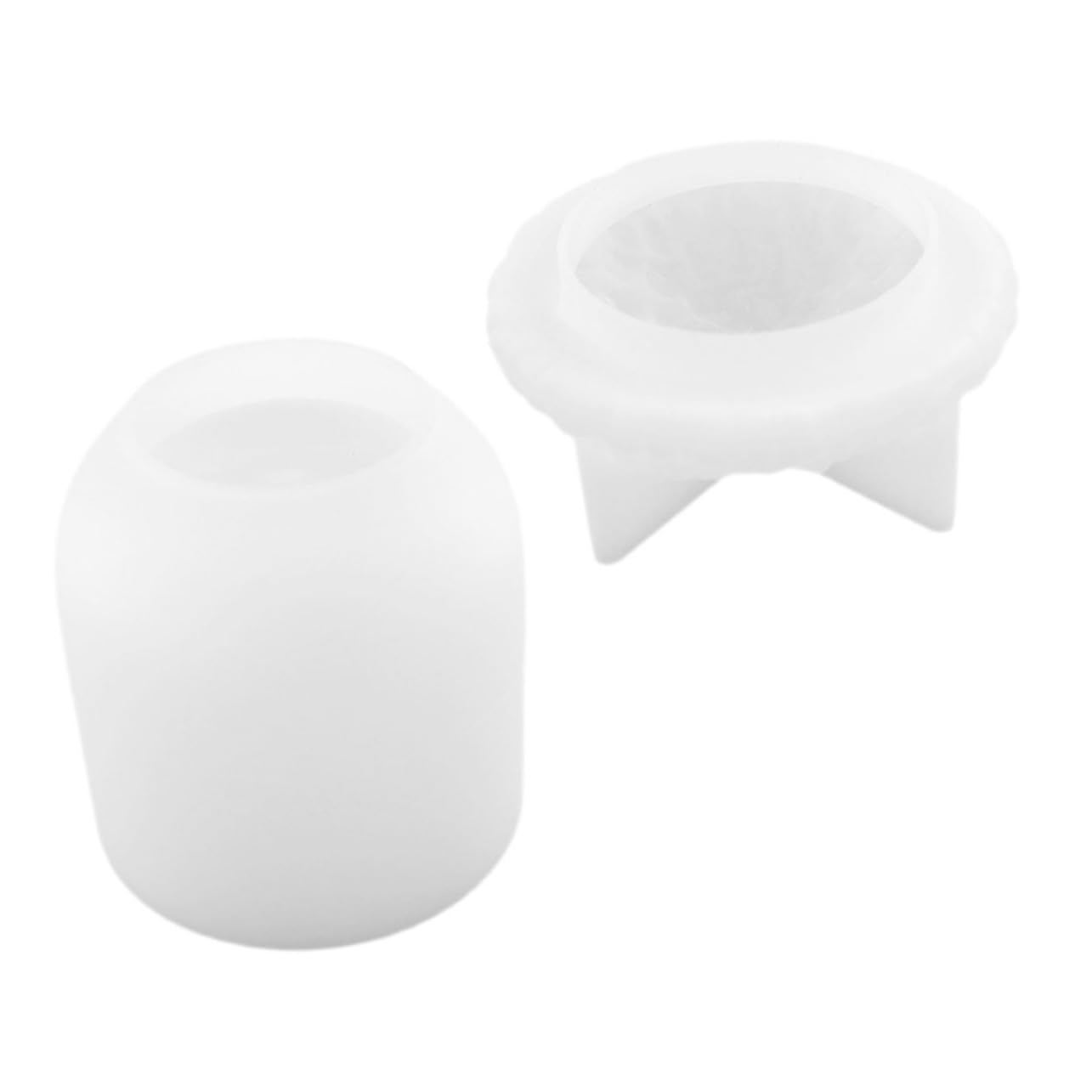 Lurrose 3 Pièces Accessoire Bricolage Decoration Stockage Pots décor Moule Bougie Moule à panettone Moule en Silicone pour bonbonnière moules de fête en Silicone Gel de silice
