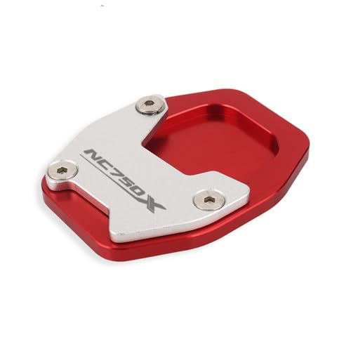 Coussinet de béquille NC750X en aluminium CNC anodisé rouge