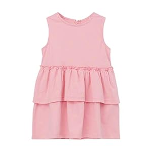 s.Oliver Baby-Mädchen Stufenkleid mit Volants und Print