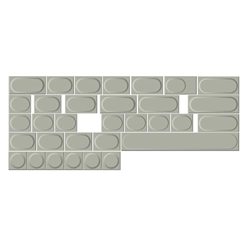32 Keys PBT Grey Keycaps for Mechanical Keyboards