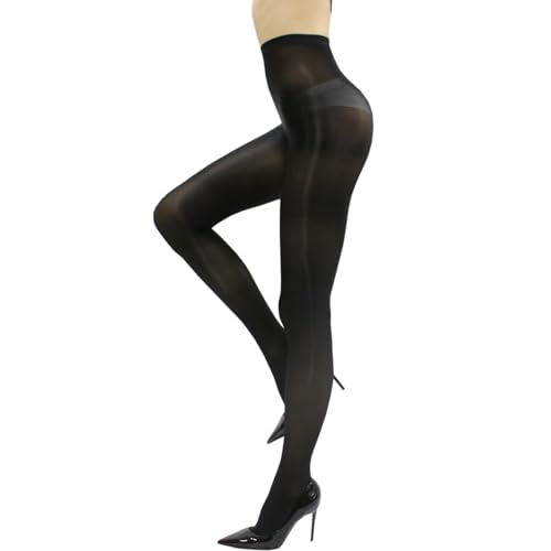 Image of RUIBAVYA 70D Women's Dance Tights shiny tights High Waist Stretch Tights Oil shimmer tights