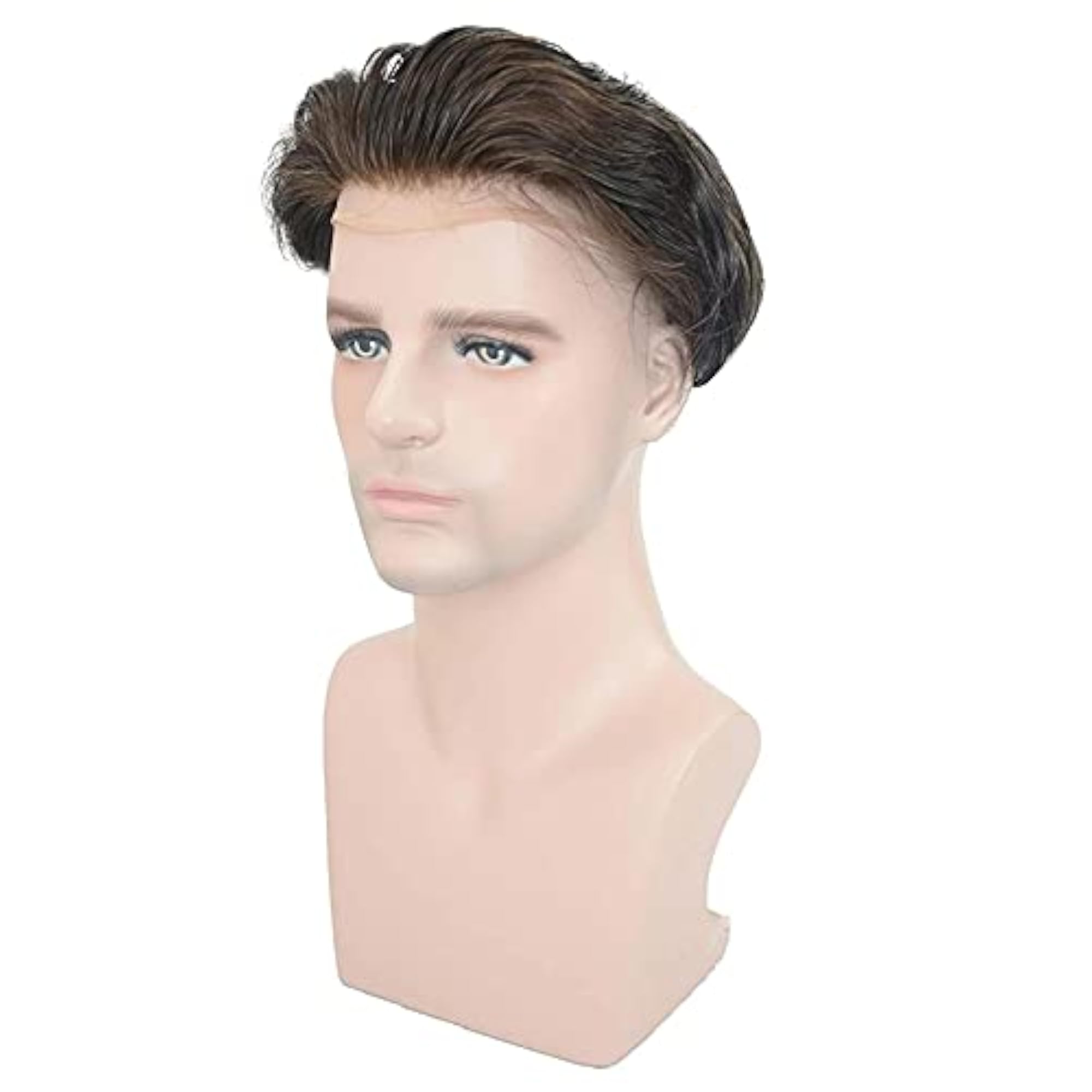 Men's Human Hair System Toupee, 100% European Hair
