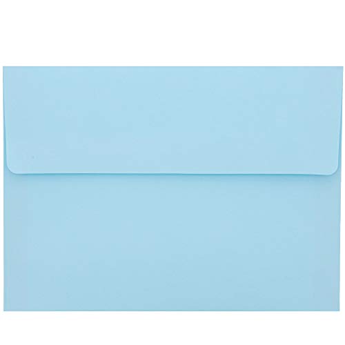 100 Pack Blue Colored A7 Envelopes In Bulk For 5X7 Greeting Cards And Invitation #TOP7