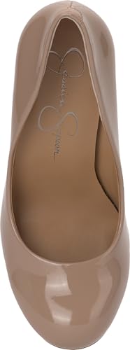 Jessica Simpson Women's Calie Pump, Chai Latte, 8 Wide - Thumbnail 5