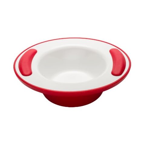 NRS Healthcare Red/White Soft Grip Keep Warm Thermo Bowl Cover