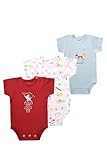 Junior Baby Pack of 3 cotton Short Sleeve bodysuits, 18 Months