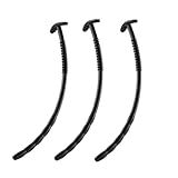 3PCS Silicone Soft Urethra Extra Long Hollow Catheter Urethra Plug Manual Masturbation Orgasm Device for Men 5/6/7mm (Set 1)