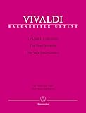 Vivaldi, Antonio - Four Seasons ( Complete ) For Violin and Piano. URTEXT. Barenreiter