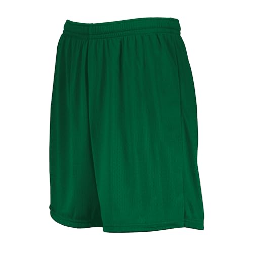 Augusta Sportswear Youth Modified Mesh Shorts, Dark Green, XL