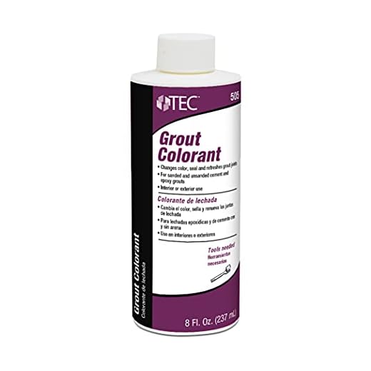 TEC Grout Colorant - Refresh and Seal or Change Grout Joint Color | A Faster and Easier Alternative to Regrouting Tile | 8 oz. Application Covers up to 350 sq. ft. - 961 Sandstone Beige
