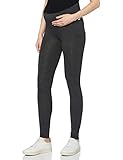 esprit leggings 3/4 schwarz Die Leggings hat einen elastischen Bund und Knöpfe an der Unterseite der Beine