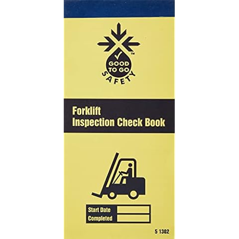 Good to Go Safety 51302 Forklift Check Book Cover