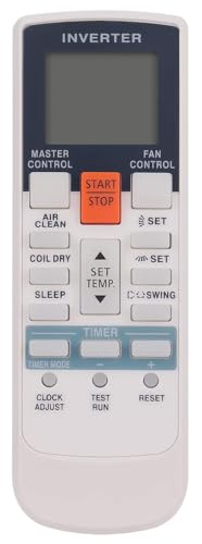 AR-RY12 Universal Remote Control Compatible for Fujitsu Halcyon Air Conditioner ASTA12LCC ASU15RLQ ASU18CL ASU24CL ASU24CL1 ASU12RMLQ ASU30RLXQ ASU30CLX ASU30CLX1 ASU36CLX Remote Control