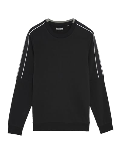 Col ras du cou Lyle & Scott avec bande finitions haut de gamme pour homme