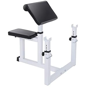 ANT MARCH Preacher Curl Weight Bench Seated Arm Isolated Barbell Dumbbell Biceps Station Home Gym Max load 450lLBS